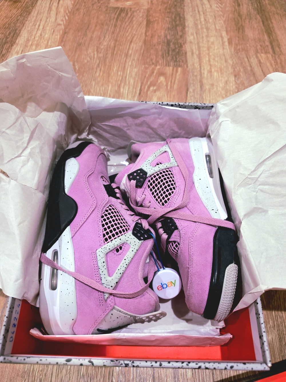 Pink Suede Retro Basketball Sneakers